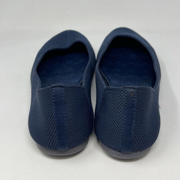 Skechers Cleo Stretch Fit Shoes Womens 8.5 Blue Vegan Ballet Flats Casual Comfy - Picture 10 of 15